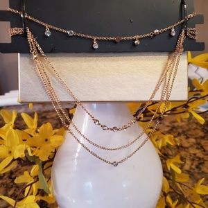 3 gold tone chokers to wear 3 different ways!